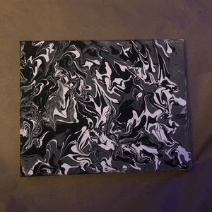 ⚡️My first custom acrylic abstract art piece⚡️